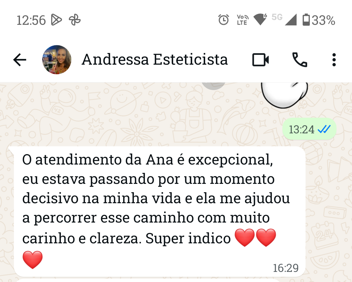 Depoimento sobre atendimento Ana